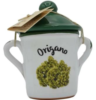 Spezialitäten Keramik Orcio mit Gewürze Origano 5 g 